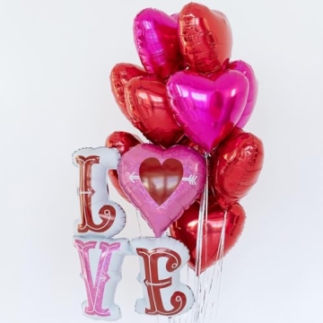10PCS Durable Heart Balloons for Every Celebration