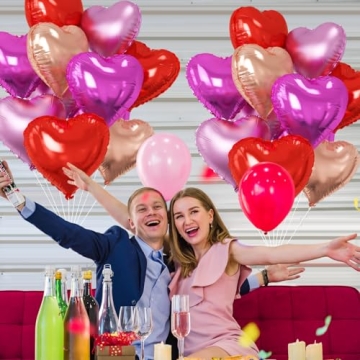 10PCS Durable Heart Balloons for Every Celebration
