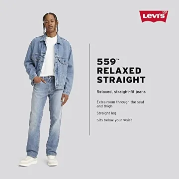 Levi's Men's 559 Relaxed Straight Jeans - Durable Comfort