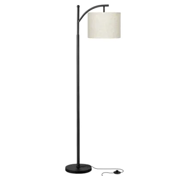 Three-Temperature 60" Floor Lamp with Adjustable Shade