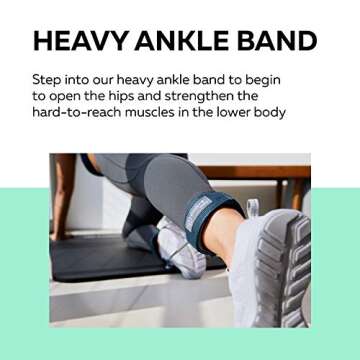 P.volve Ultimate Kit - Exercise Ball, Ankle Weights and Resistance Bands, Hand Weights for at Home Workouts, Black