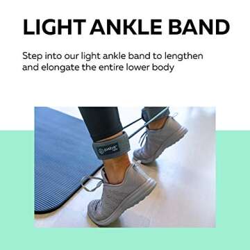 P.volve Ultimate Kit - Exercise Ball, Ankle Weights and Resistance Bands, Hand Weights for at Home Workouts, Black