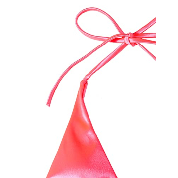 Vibrant Metallic Halter Bikini for the Bold and Beautiful