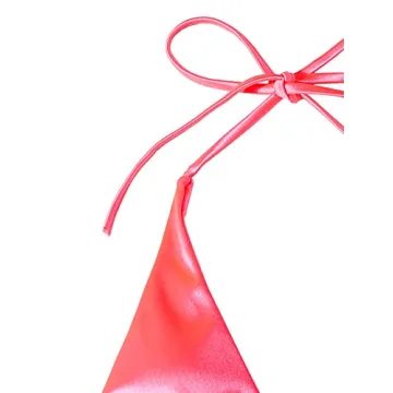 Vibrant Metallic Halter Bikini for the Bold and Beautiful