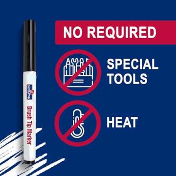 Mohawk Finishing Products Wood Stain Brush Tip Markers Furniture Touch Up Kit, Assorted Colors ‎M265-2202, 6 Pack