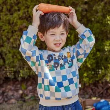 Stylish Toddler Plaid Sweatshirts for Fall Winter