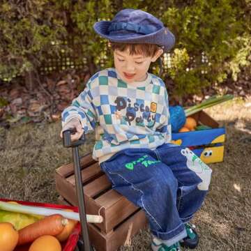 Stylish Toddler Plaid Sweatshirts for Fall Winter