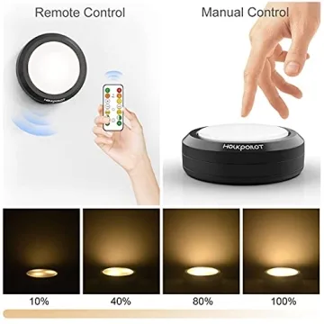 HOLKPOILOT Puck Lights - Remote Controlled LED Lighting
