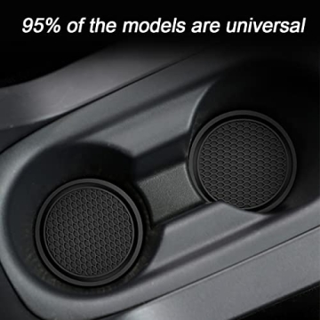 Universal Non-Slip Car Cup Holder Coasters 4 Pack