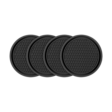 Universal Non-Slip Car Cup Holder Coasters 4 Pack