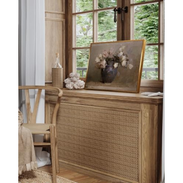 Vintage Botanical Canvas Wall Art Framed Floral Print