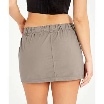 Stylish Y2K Women's Mini Cargo Skirt with Pockets