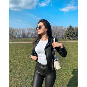 OQQ Women's Long Sleeve Ruched Bodysuit for All Occasions