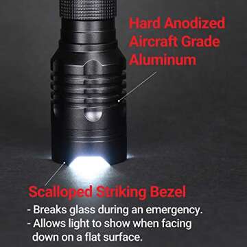 Feit Electric LED Tactical Flashlight - Ultra Bright & Durable