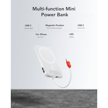 VRURC Mini Portable Charger - 5000mAh Slim Power Bank