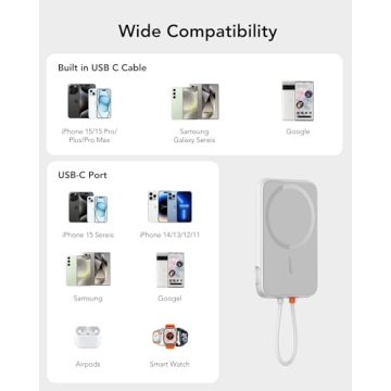 VRURC Mini Portable Charger - 5000mAh Slim Power Bank