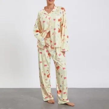 Passec Floral Pajama Set for Women Comfortable and Chic