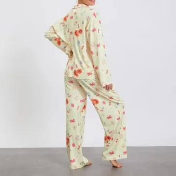 Passec Floral Pajama Set for Women Comfortable and Chic