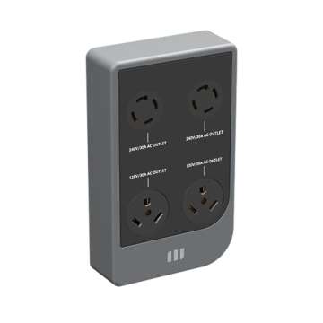 Mango Power mSocket Pro, 240V Split-Phase Support, Supports Dual Mango Power E Units for Expansion, Heavy-Duty Power Ready