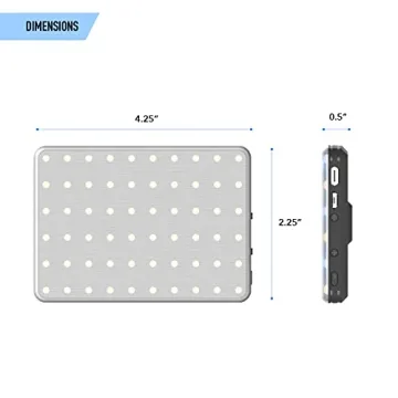 DigiPower Compact 60 LED Video Light: Perfect for Creators!