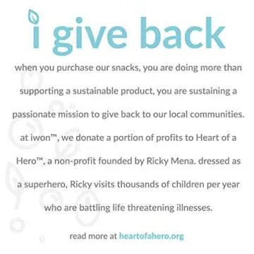 IWON Organics Caramelized Onion Flavor Protein Puff, High Protein and Organic Healthy Snacks, 8 Bags