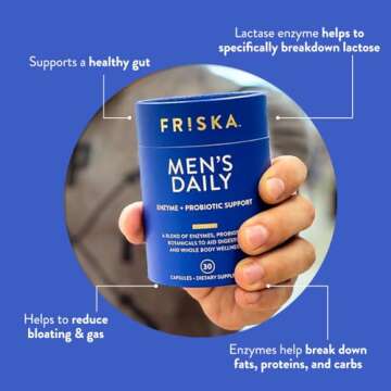 FRISKA Men’s Daily Digestive Health Support for Men