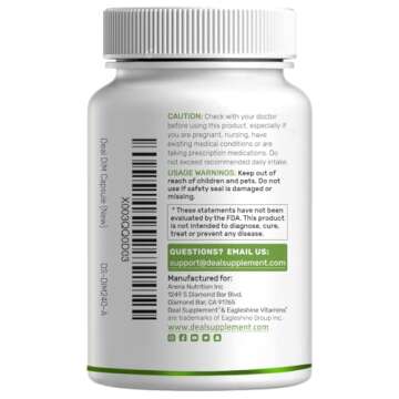 DIM Supplement 300mg, 240 Caps, 4 Months Supply, Diindolylmethane DIM Plus Black Pepper Extract