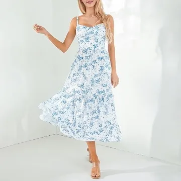 Elegant Women's Floral Maxi Dress Perfect for Summer Events