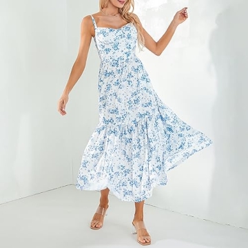 Elegant Women's Floral Maxi Dress Perfect for Summer Events