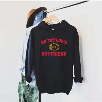 Go Taylor's Boyfriend Sweatshirt, Travis Kelce Sweatshirt, Game Day Sweater, Funny Football Sweatshirt, Football Fan Gift Shirt