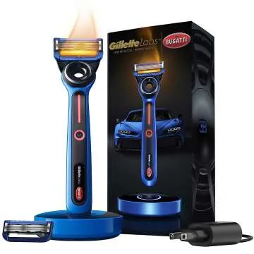 Gillette Heated Razor & Bugatti Limited Shaving Kit
