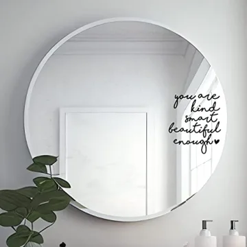 Positive Affirmation Mirror Decal Set for Daily Motivation