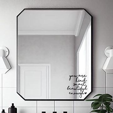 Positive Affirmation Mirror Decal Set for Daily Motivation