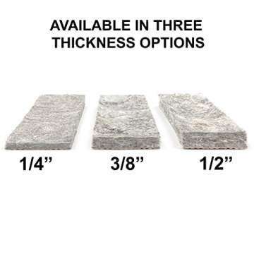 Mohawk Home 8' x 10' Non Slip Rug Pad Gripper 1/4 Thick Dual Surface Felt + Rubber Gripper - Safe for All Floors, Brown