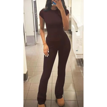 ZFLM Casual Workout Two Piece Outfits for Women