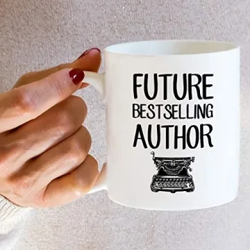 Retreez Funny Ceramic Coffee Mug for Writers and Friends