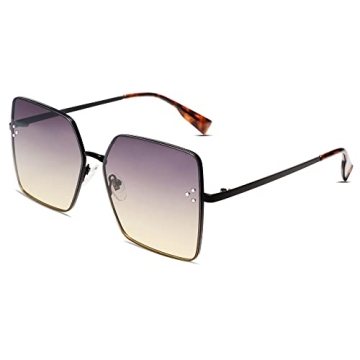 Stylish SojoS Square Sunglasses for Ultimate UV Protection