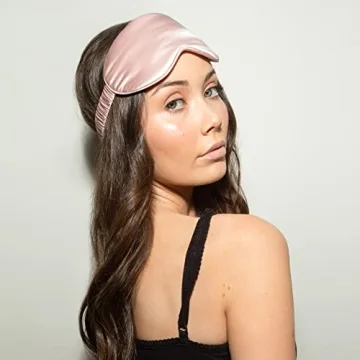 Clementine Silk Eye Mask - Luxurious Comfort for Sleep