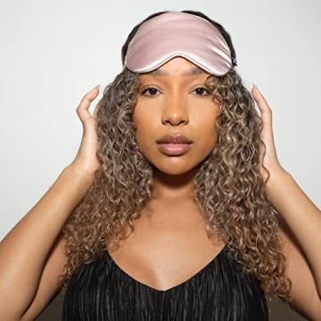 Clementine Silk Eye Mask - Luxurious Comfort for Sleep