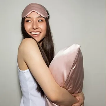 Clementine Silk Eye Mask - Luxurious Comfort for Sleep