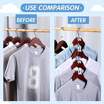 Space-Saving 100 Pcs Clothes Hanger Connector Hooks