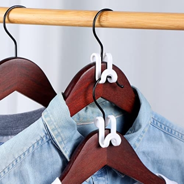 Space-Saving 100 Pcs Clothes Hanger Connector Hooks