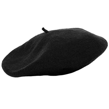 Skeleteen Stylish Black Beret for Everyone