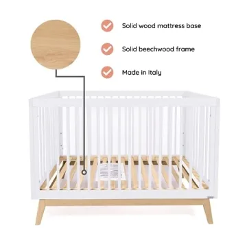 dadada Baby Soho Crib – Eco-Friendly Design, 3-in-1 Convertible