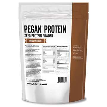 Julian Bakery Pegan Thin Protein Powder | Triple Chocolate | Organic Sacha Inchi Protein | 20g Prote...