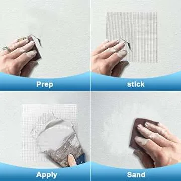 EDSRDRUS Drywall Repair Tape - Multi-Sized, Self-Adhesive Solution