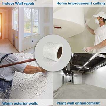 EDSRDRUS Drywall Repair Tape - Multi-Sized, Self-Adhesive Solution
