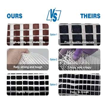 EDSRDRUS Drywall Repair Tape - Multi-Sized, Self-Adhesive Solution