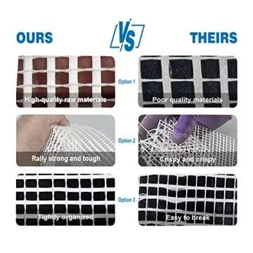 EDSRDRUS Drywall Repair Tape - Multi-Sized, Self-Adhesive Solution