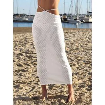 Stylish Verdusa Women's Tie Back Beach Skirt Cover Up